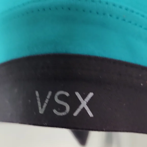 VSX Teal and Black Sports Bra - Picture 6 of 7